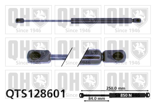 QUINTON HAZELL Газовая пружина, капот QTS128601